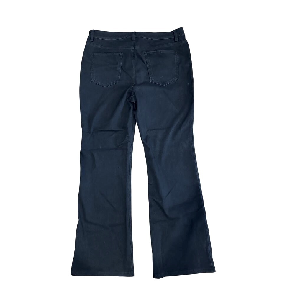 Halara Flex™ Mid Rise Button Pockets Stretchy Knit Casual Bootcut Jeans - Picture 7 of 10